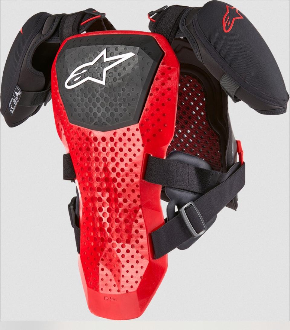 Protection pare pierre moto Alpinestars A5s V2 pour enfant Taille L/XL 9-12 ans