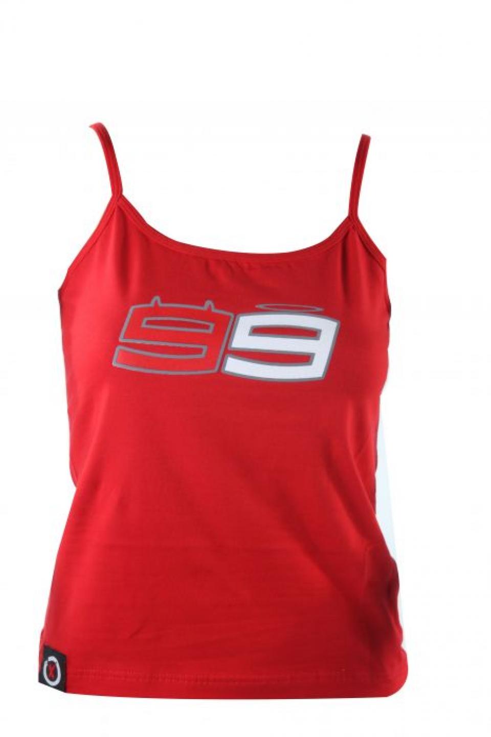 Débardeur Femme rouge Xl Lorenzo 99 MotoGP pour moto cadeau motarde Neuf