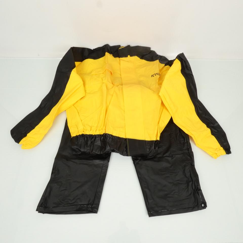 Combinaison pluie moto Kyoto jaune fluo noir Taille XXL pour homme / femme Neuf