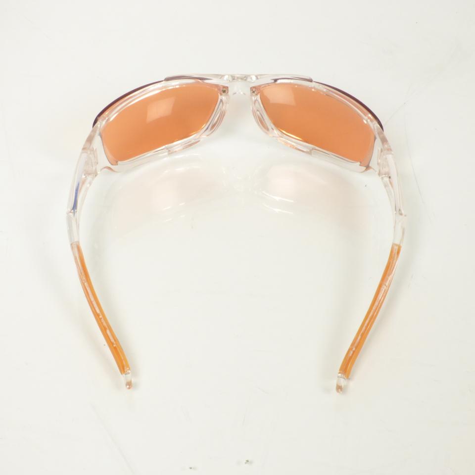 Lunette de soleil orange chaft monture en plastique norme CE légère pour motard