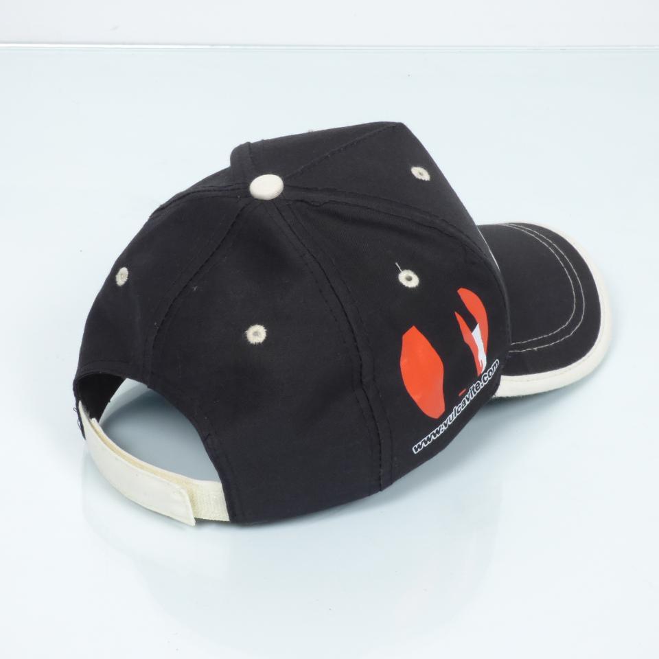 Casquette noire Vulcanet taille unique 100% coton pour homme femme moto Neuf