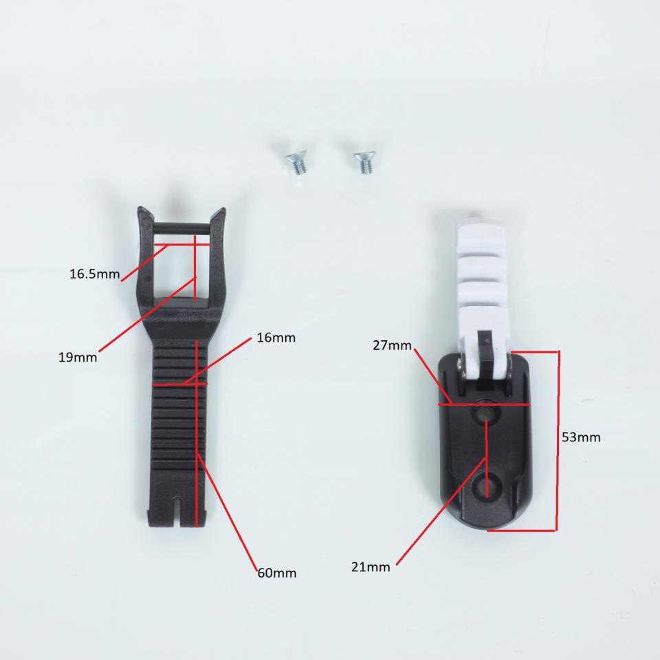 Attache micrométrique noir et blanc pour botte de moto cross, route Gaerne Neuf