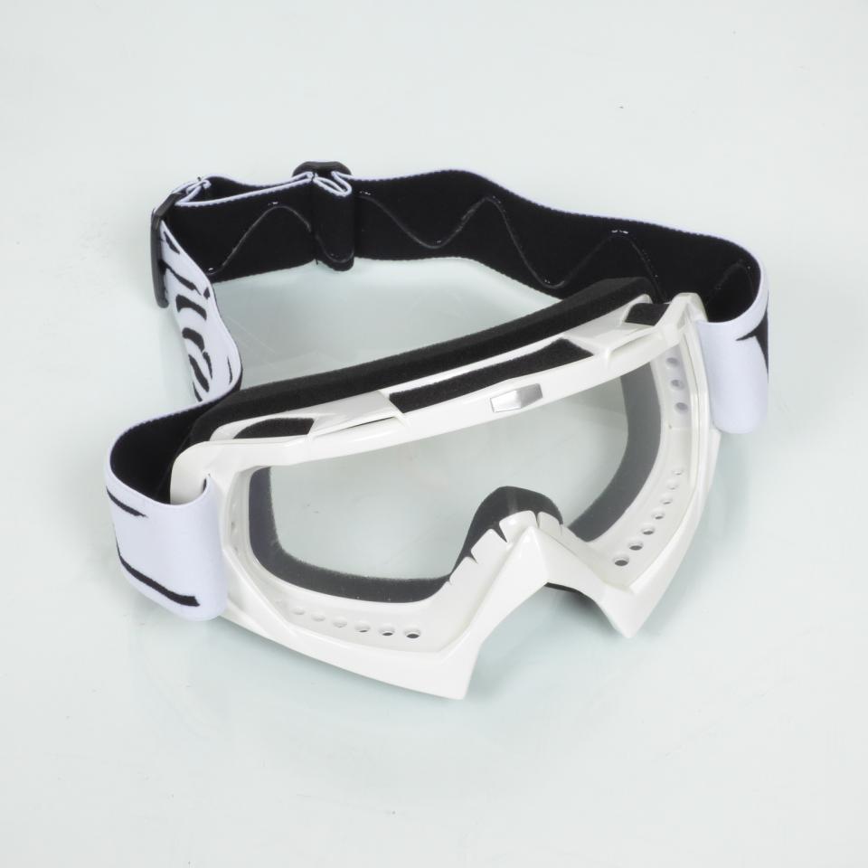 Lunette masque blanc pour casque de motocross quad enduro RC Helmets Steel Neuf