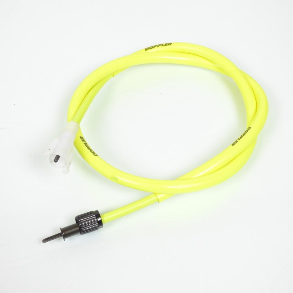 Câble de compteur Doppler pour Scooter MBK 50 Booster 2004 à 2019 jaune fluo Neuf