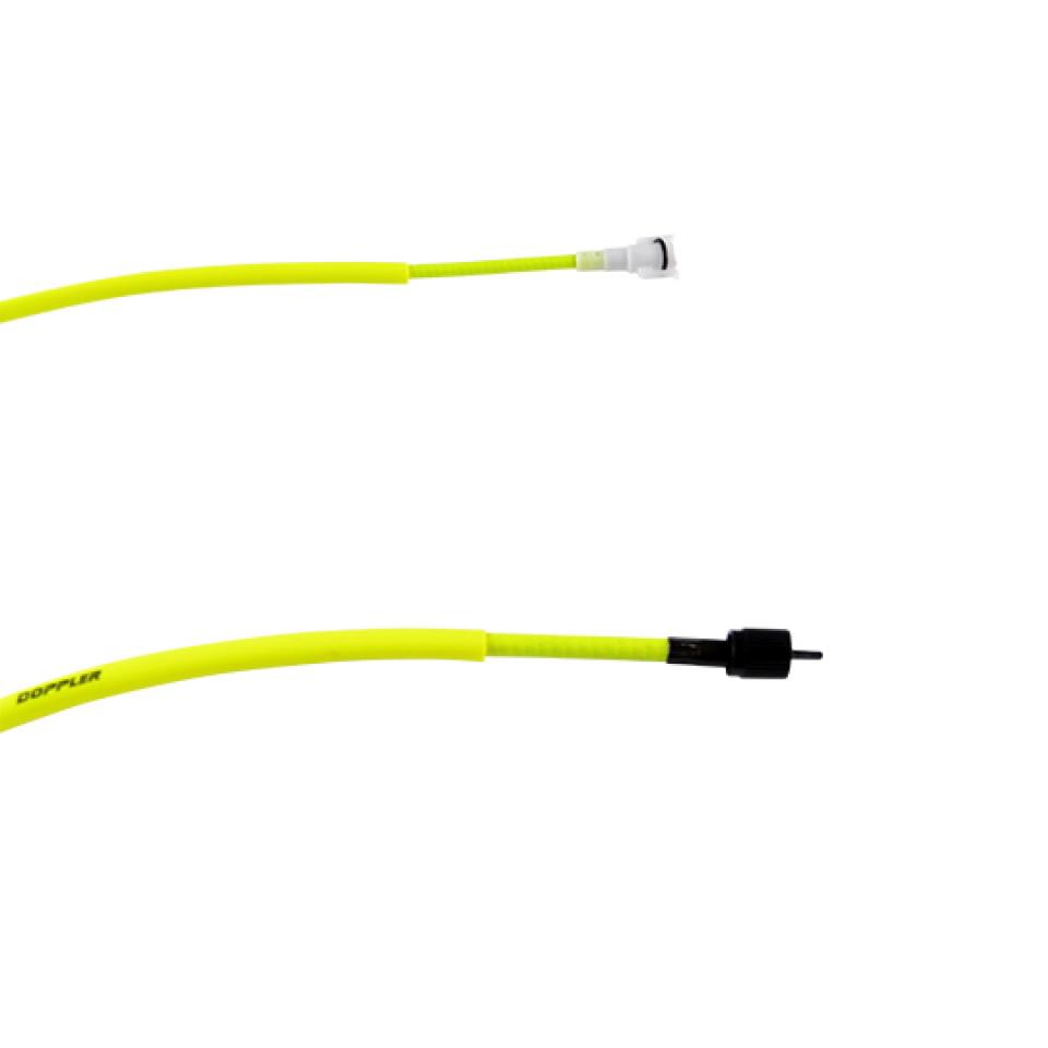 Câble de compteur Doppler pour Scooter MBK 50 Booster 2004 à 2019 jaune fluo Neuf