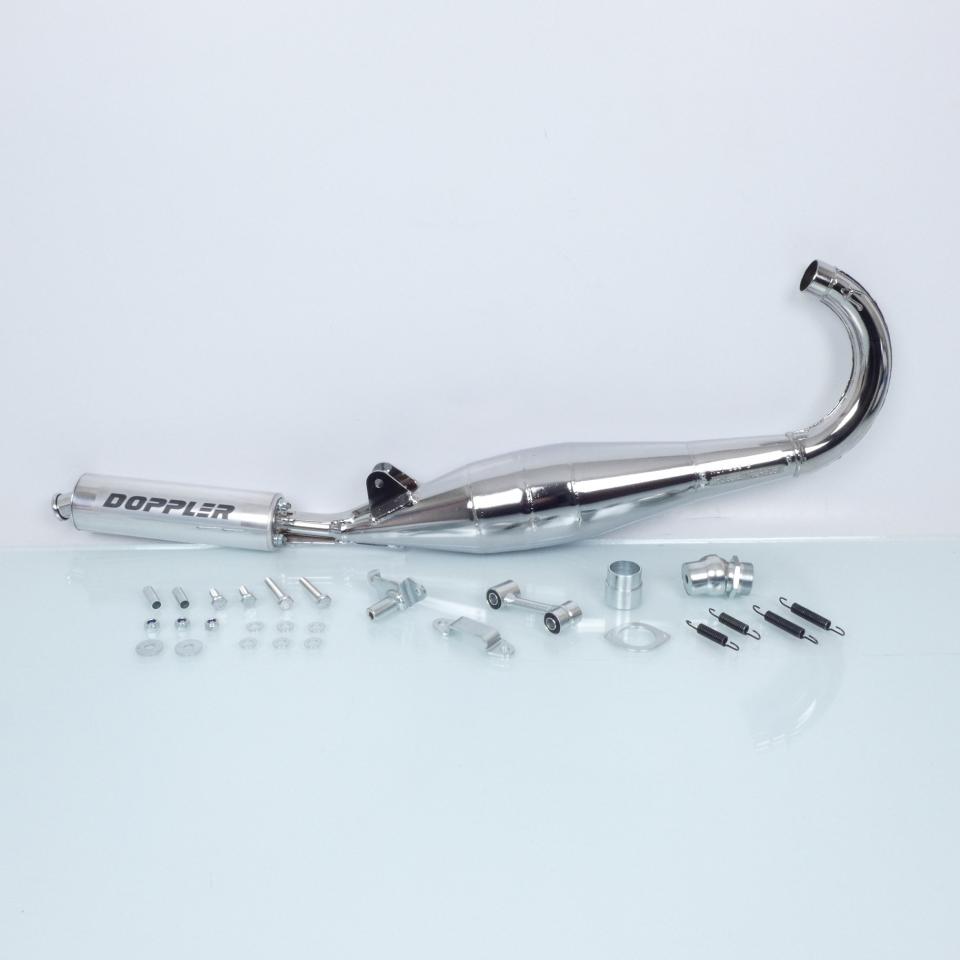 Pot d échappement Doppler pour Mobylette MBK 50 51 ER1 Chrome Édition / 303-D Neuf