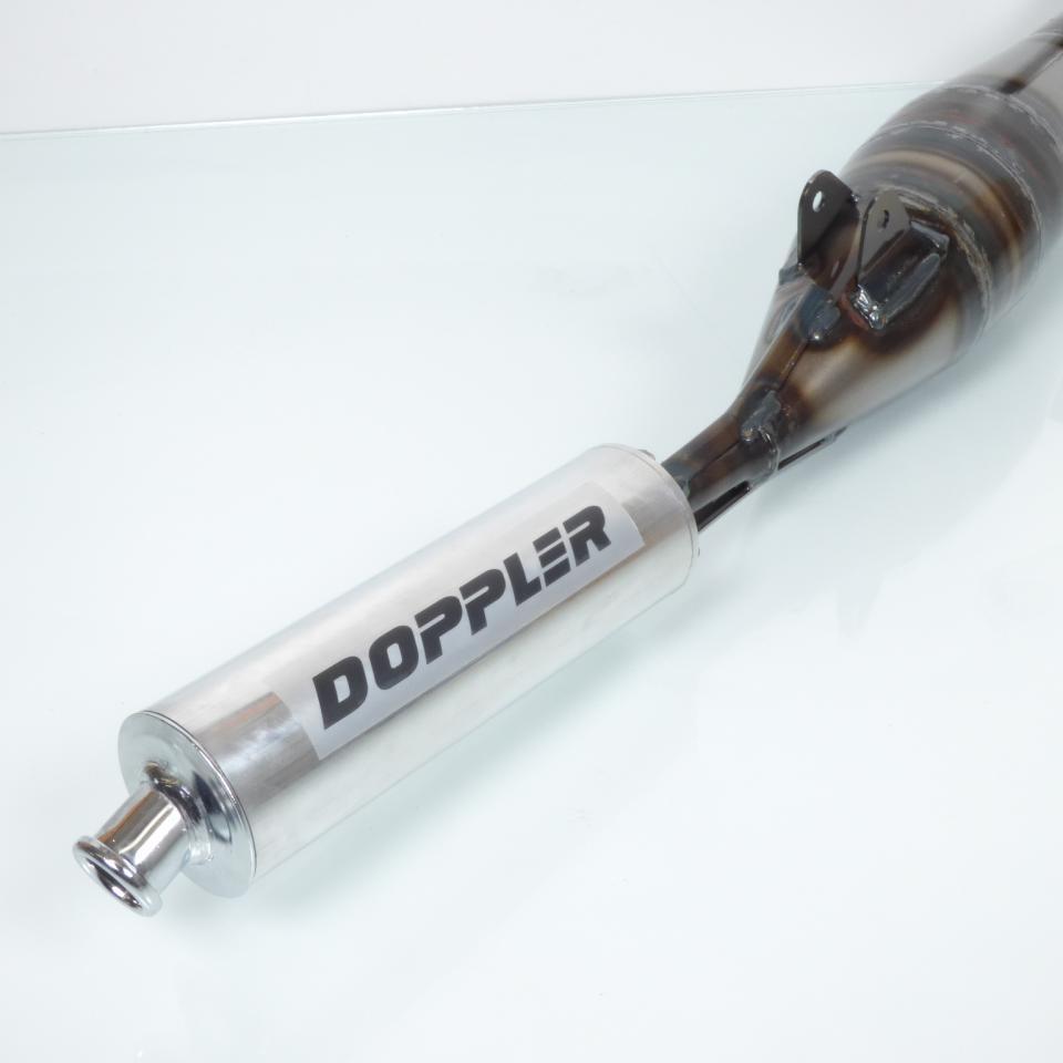 Pot d échappement Doppler pour Mobylette Peugeot 50 103 SP ER1 / 301-D silencieux chromé Neuf