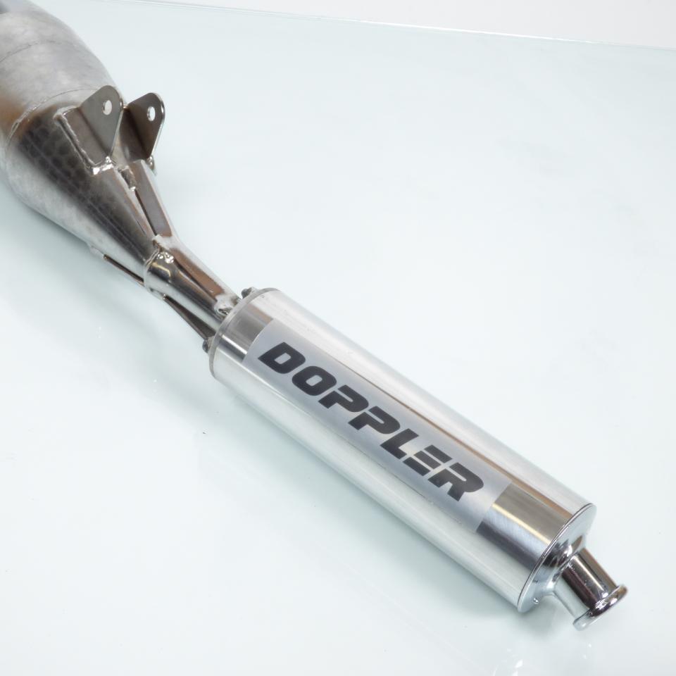 Pot d échappement Doppler pour Mobylette Peugeot 50 103 SPX ER1 / 302-D Chrome Édition Neuf