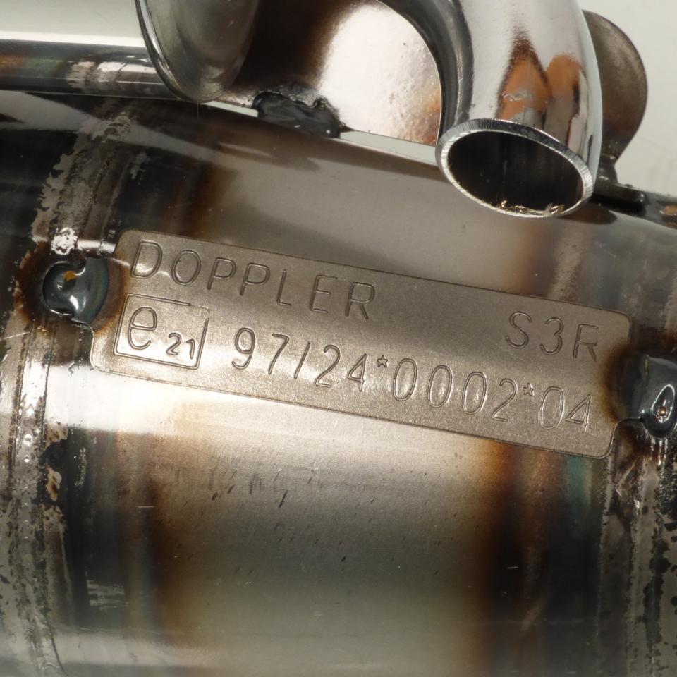 Pot d'échappement de détente Doppler S3R pour scooter Peugeot 50 Citystar Neuf