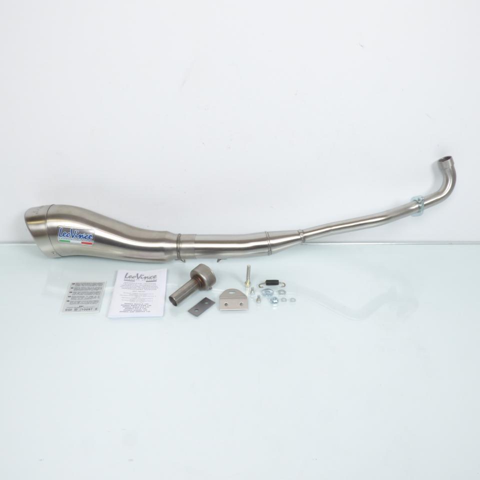 Ligne pot échappement inox Leovince scooter Honda 100 Wave-R 1995-2007 Neuf