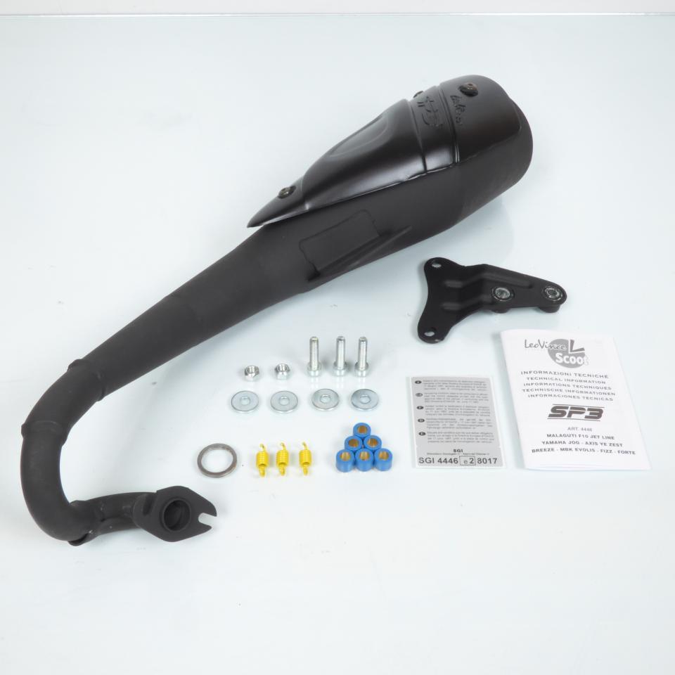 Pot échappement Leovince SP3 pour scooter Malaguti F10 Jet Line 50cm3 1992-1998 ZJM35