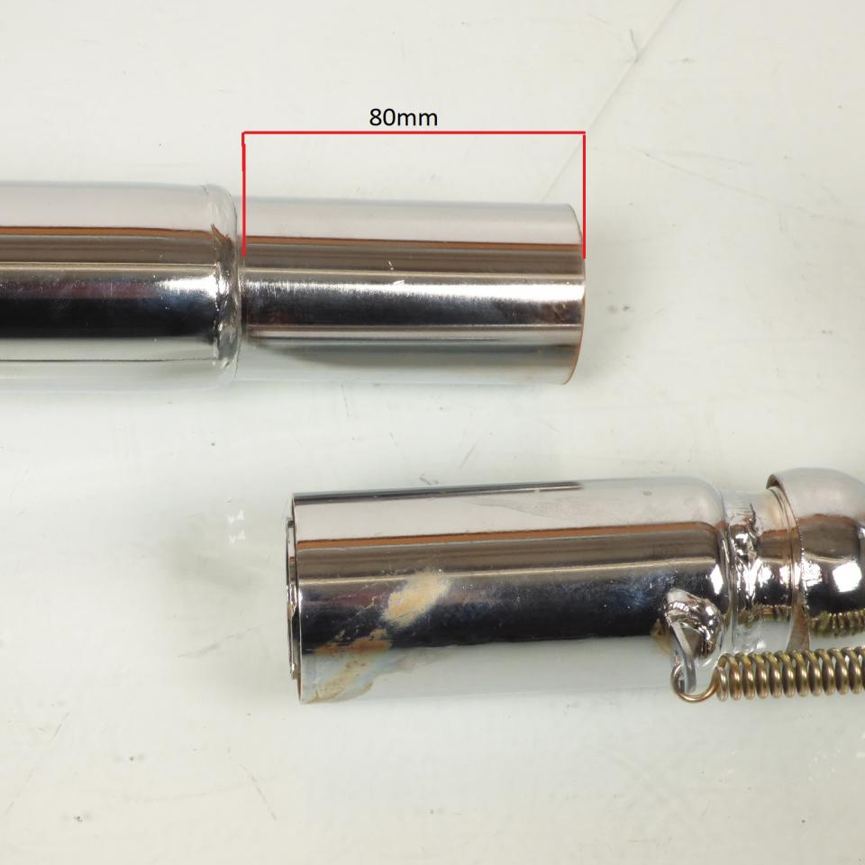 Ligne de pot d'échappement à pompe pour mobylette Peugeot 103 bras oscillant rond