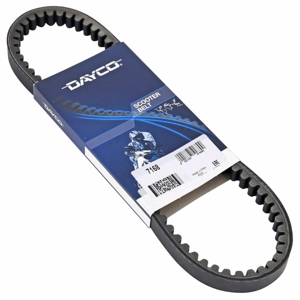 Courroie de transmission Dayco pour Scooter Piaggio 50 Zip Fast Raider 1993 à 1994 CVT7168 / 431190 / 724x17.5mm Neuf