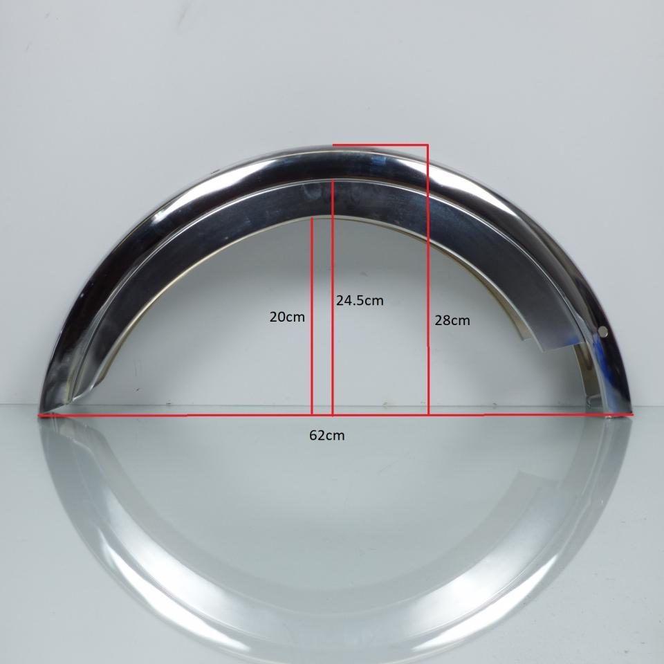 Garde boue arrière RSM pour Mobylette Peugeot 50 103 MVL M chromé avec bavolets Neuf