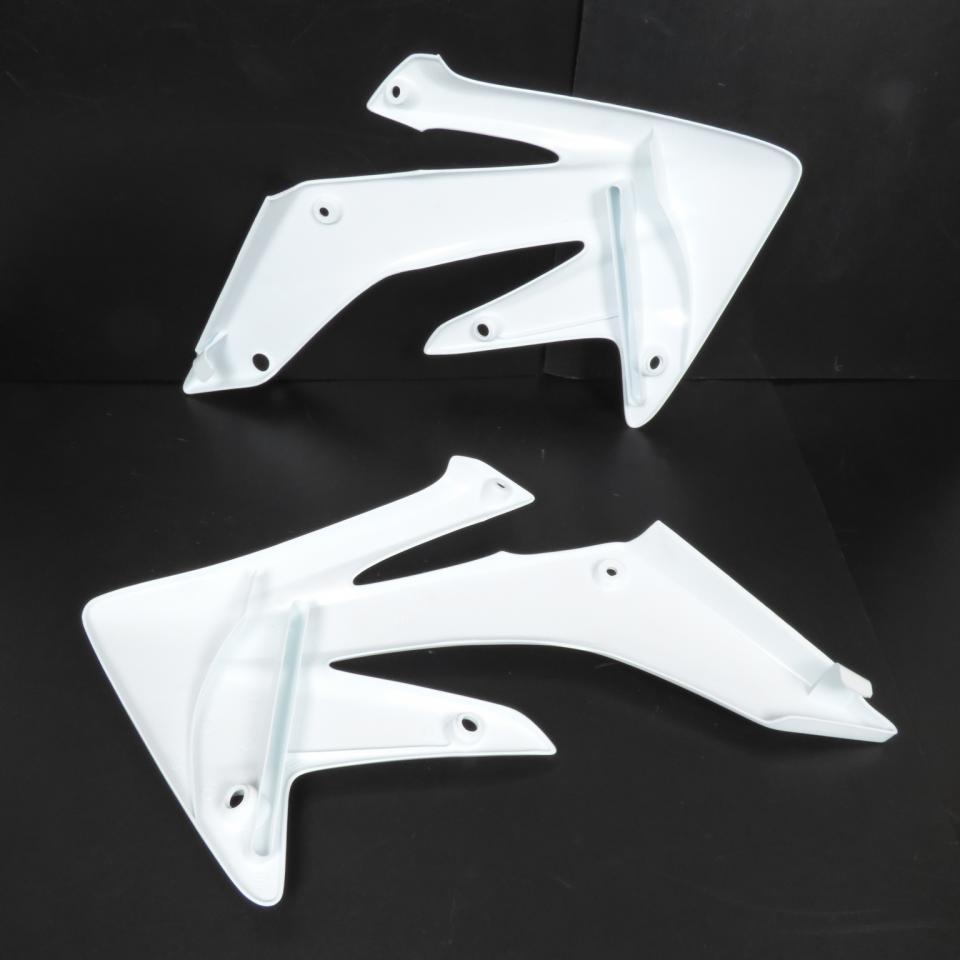 Écope de radiateur UFO pour moto Honda 250 CRF R 2004-2009 HO03634041 / blanc Neuf