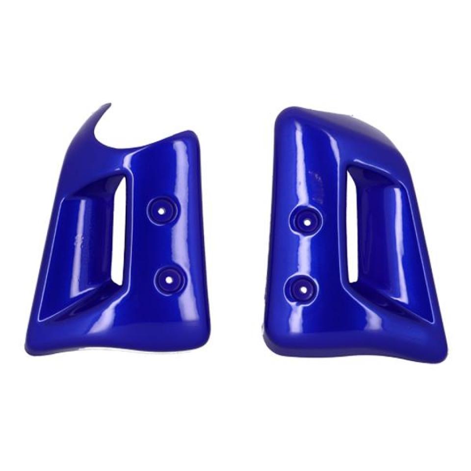 Paire d'écopes de radiateur bleu pour mobylette Peugeot 103 RCX Phase 2 Neuf