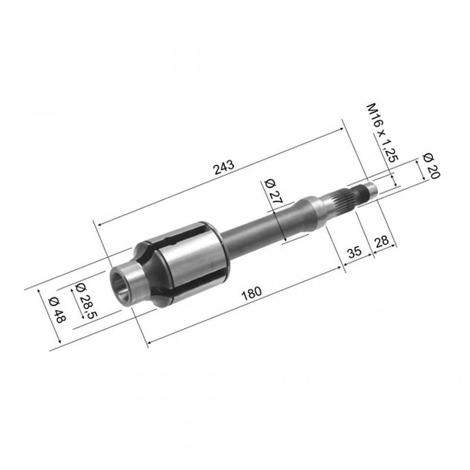 Pont arrière de transmission RMS pour scooter Piaggio 150 Cosa 1988-1997 235908 Neuf