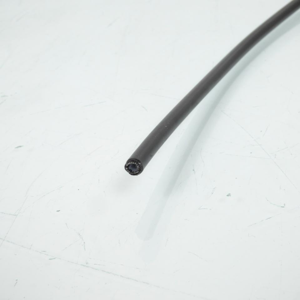 Rouleau grosse gaine noire Ø6mm x50 mètre insert nylon pour câble frein moto
