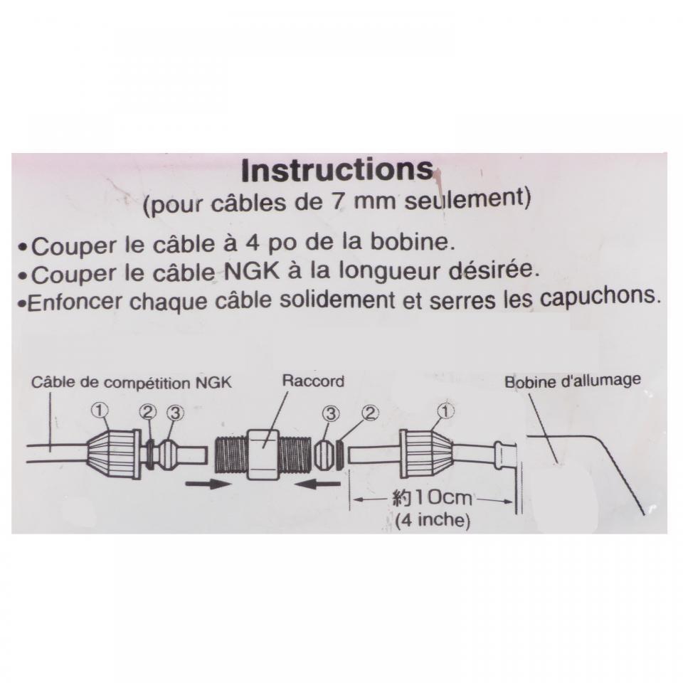 Câble ou gaine NGK pour Auto 8739 Neuf