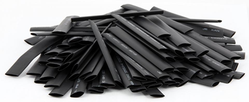 Lot de 100 gaines thermorétractables 7x80mm Sifam pour auto moto scooteur Neuf