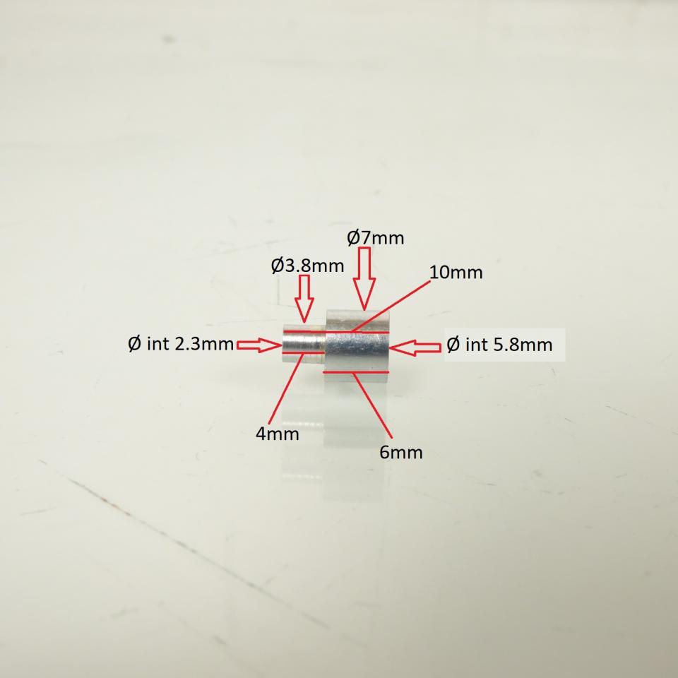Arrêt butée embout de gaine épaulé Algi neuf pour vélo mobylette cyclo moto