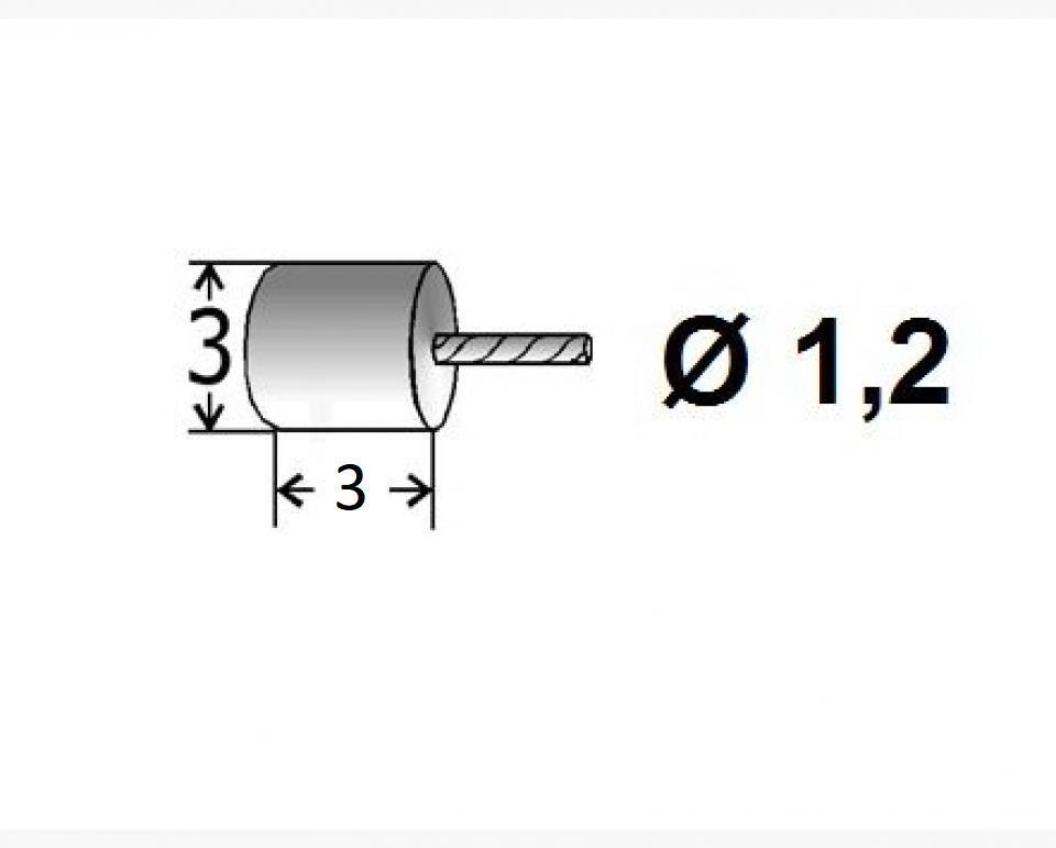 Câble de gaz accélérateur type Dellorto 2.50m tête 3x3mm pour mobylette MBK 51 Neuf