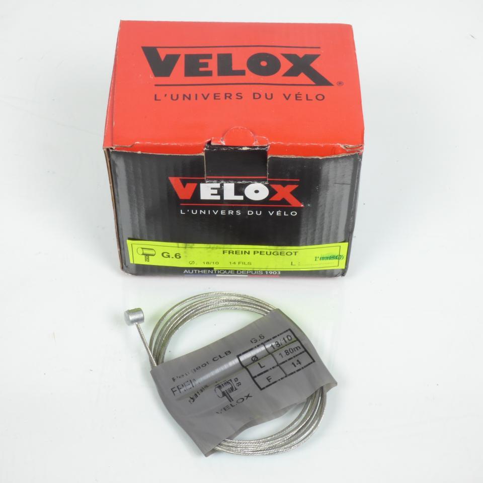 25 câble de frein VELOX pour mobylette Peugeot 50 103 / Ø1.8x1.80m Tete 8x8 Neuf