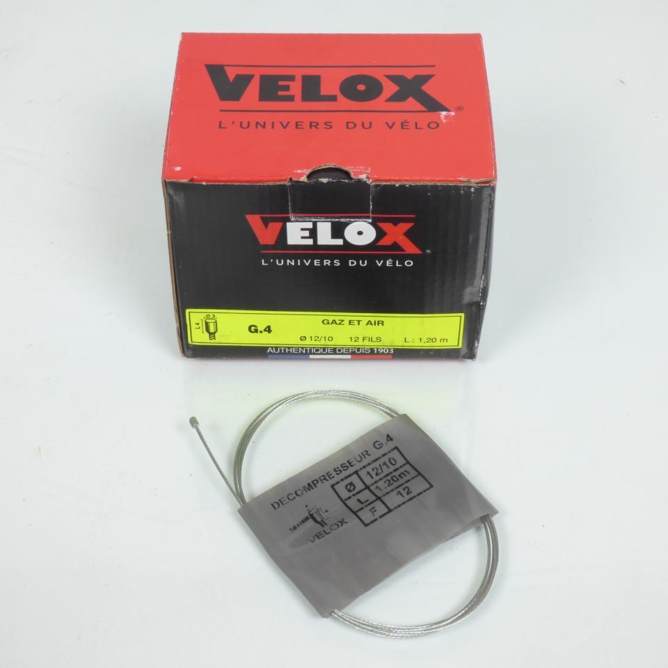 Câble ou gaine VELOX pour Mobylette Peugeot 50 103 RCX 204120B / Ø1.2x1.2m Tete 3x4 Neuf