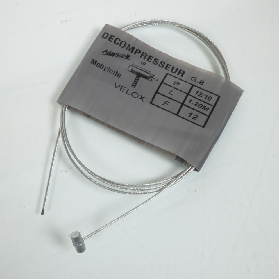 Boite de 25 câble 1.2m Tête Ø4.5x10 décompresseur VELOX pour mobylette MBK 51V