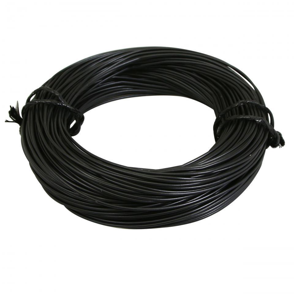 Bobine fil électrique noir multibrin 7/10 0.50mm² x 50m faisceau pour moto cyclo