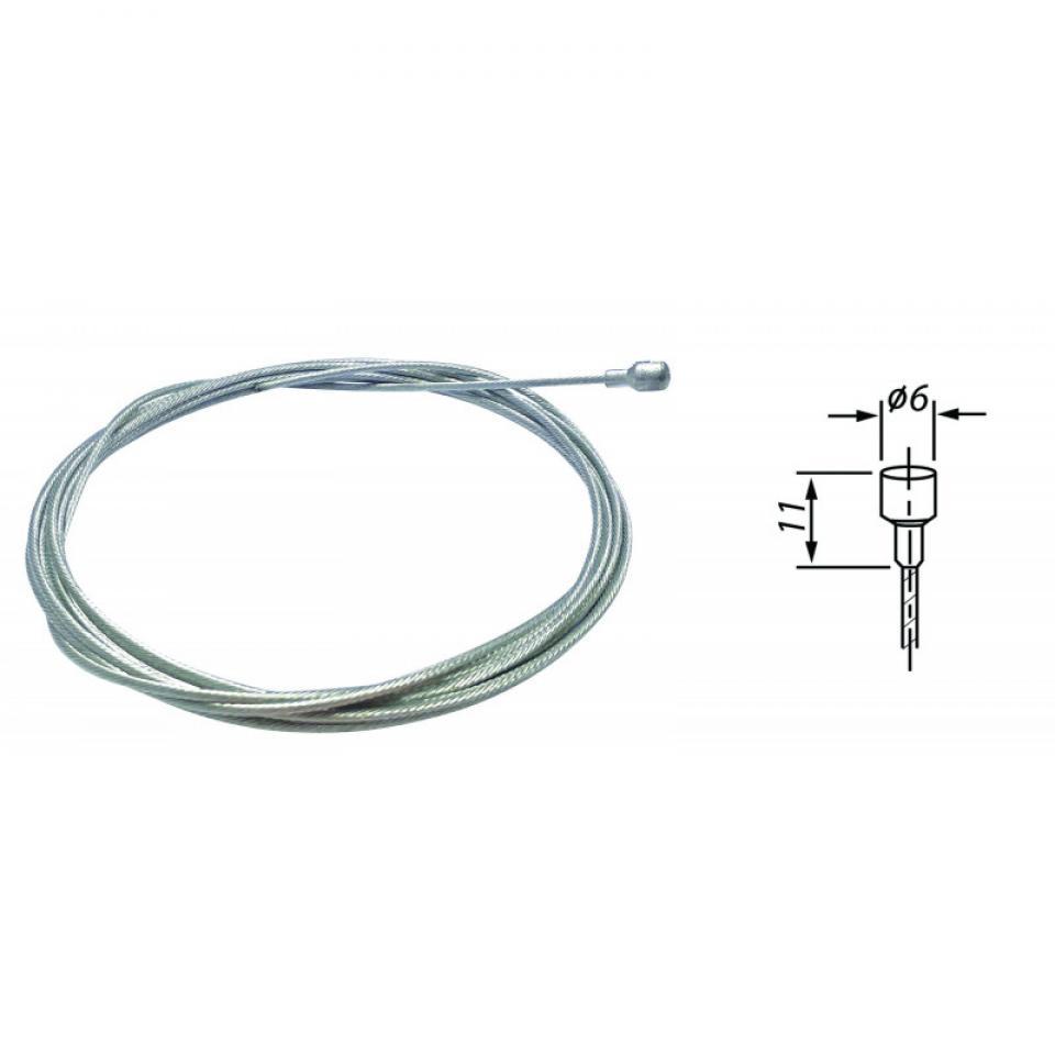 Câble de frein VELOX pour mobylette MBK 50 51 Ø1.8x2.25m Tete poire 6x11 Neuf
