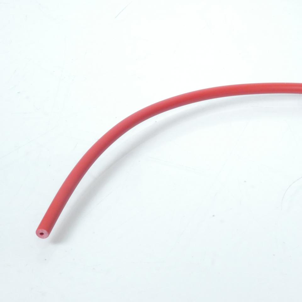 Fils électrique haute tension de bougie rouge Ø5mm rouleau de 5m pour mobylette