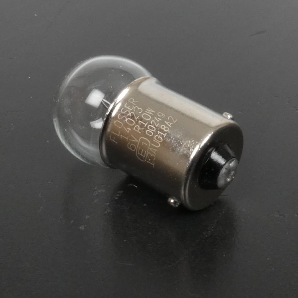 Ampoule lampe graisseur BA15s 6V 10W Flosser 14023 pour moto scooter quad