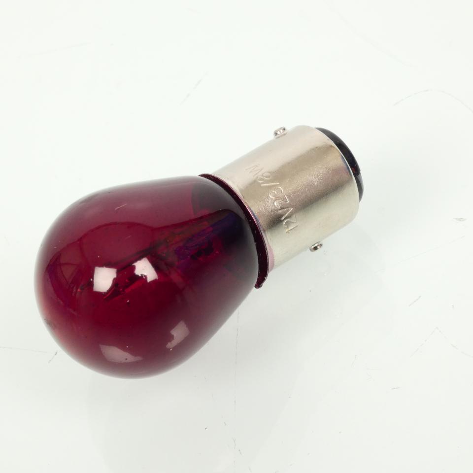 Ampoule Kyoto rouge pour moto 12V 23/8W BAY15d Neuf