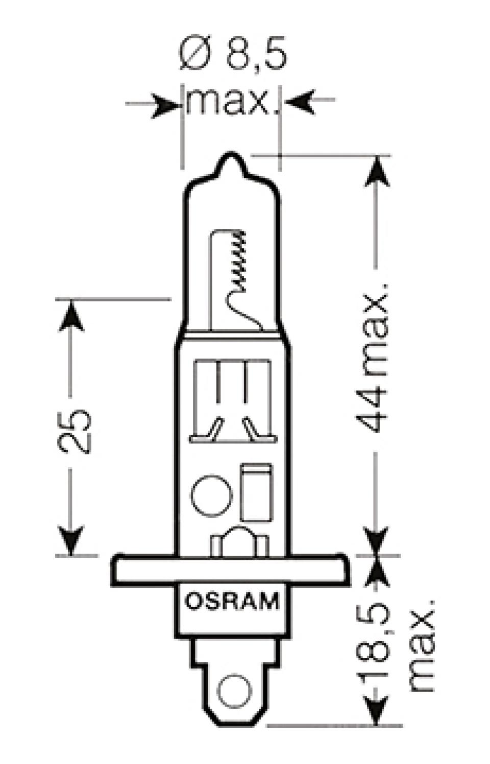 Ampoule Osram pour Moto Cagiva 900 Gran Canyon 1998 à 2000 AV Neuf