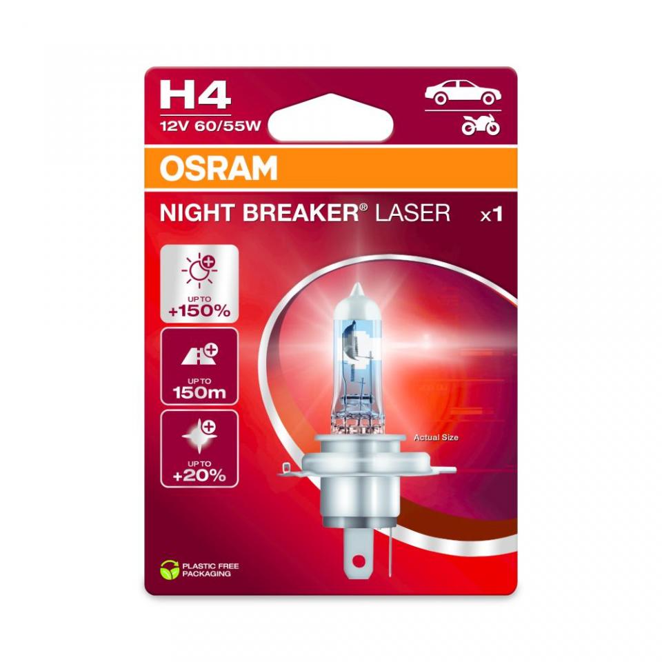 Ampoule Osram pour Scooter Piaggio 125 Medley Abs Iget S 2016 à 2022 AV Neuf