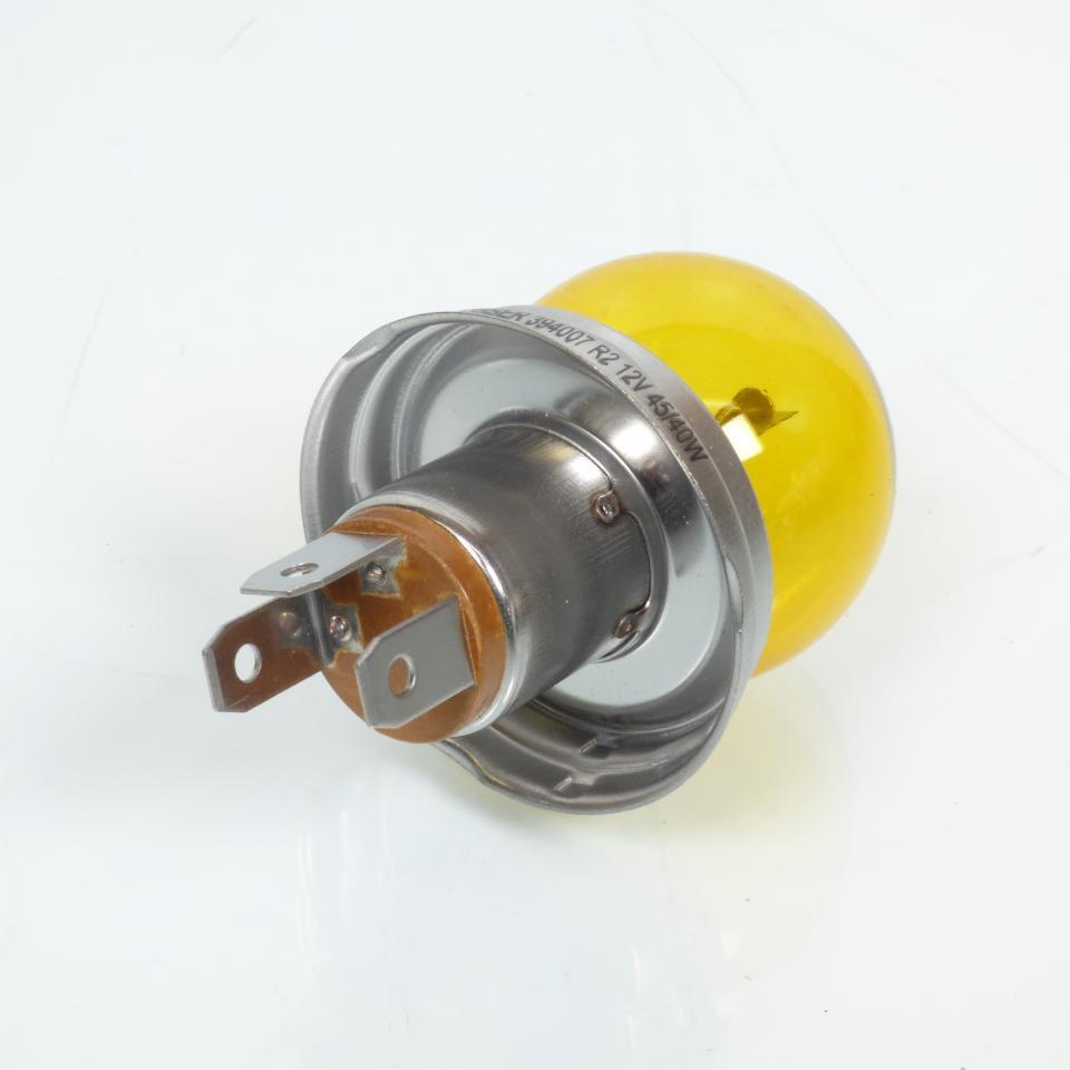 Ampoule jaune lampe Flosser P45t 12V 45/40W G40 pour phare optique moto auto