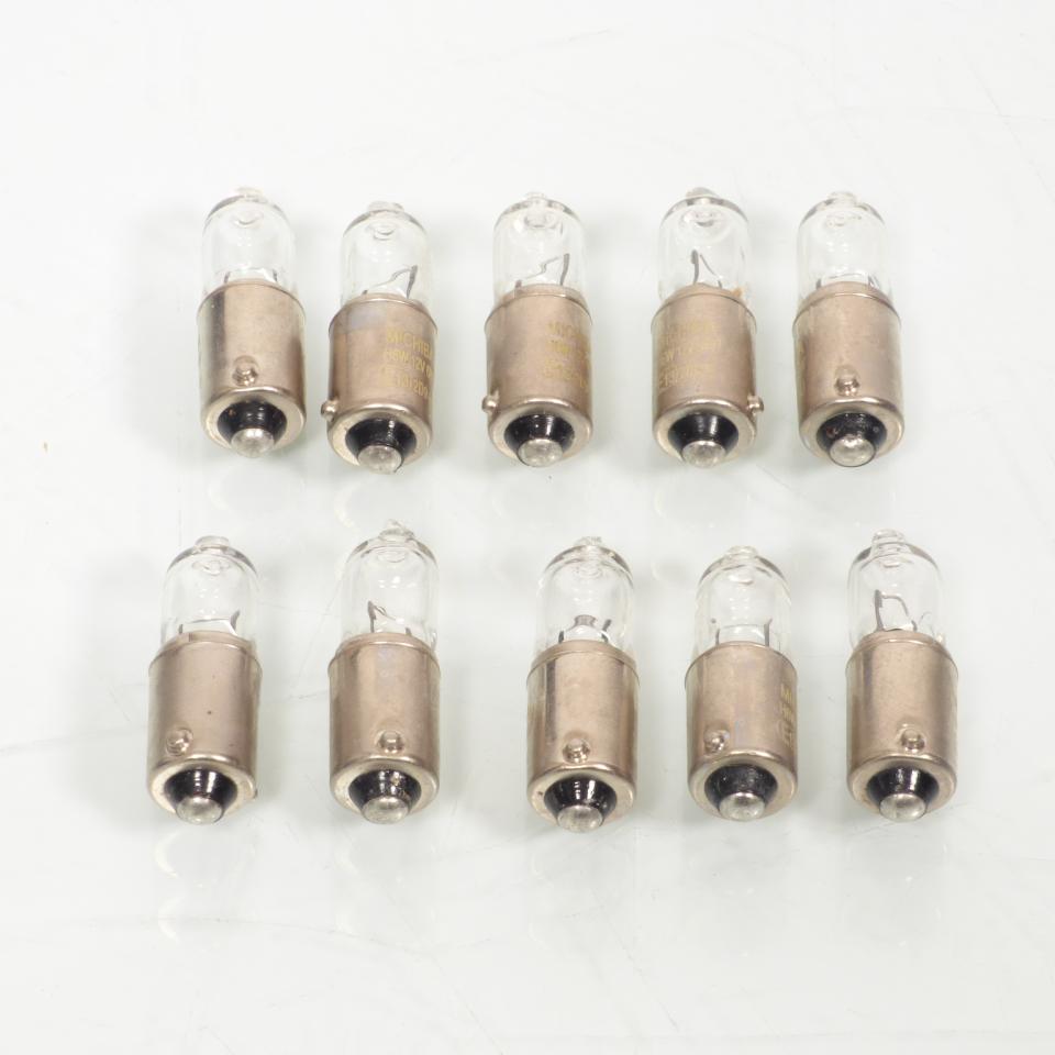 lot de 10 Ampoules Tecnium pour moto 12V 6W BAX9S Neuf