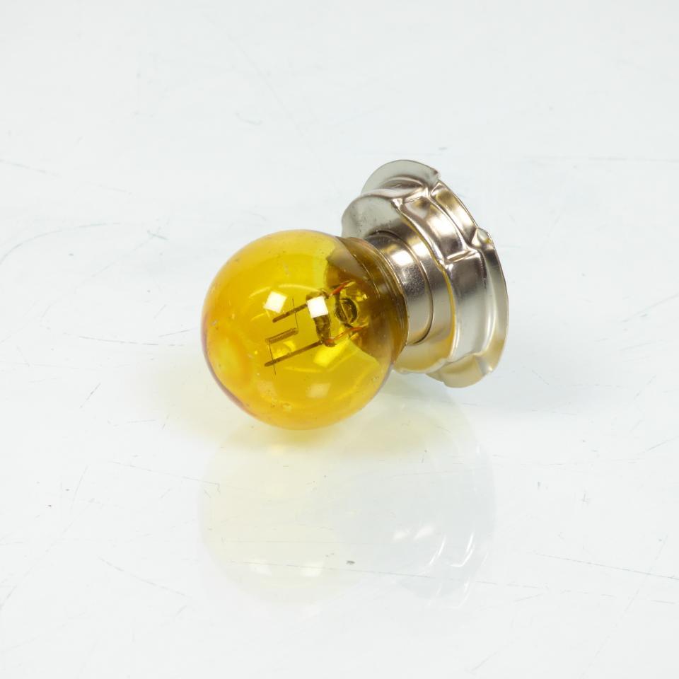 Ampoule jaune P26s 12V 15W neuve pour mobylette cyclomoteur moto mob cyclo