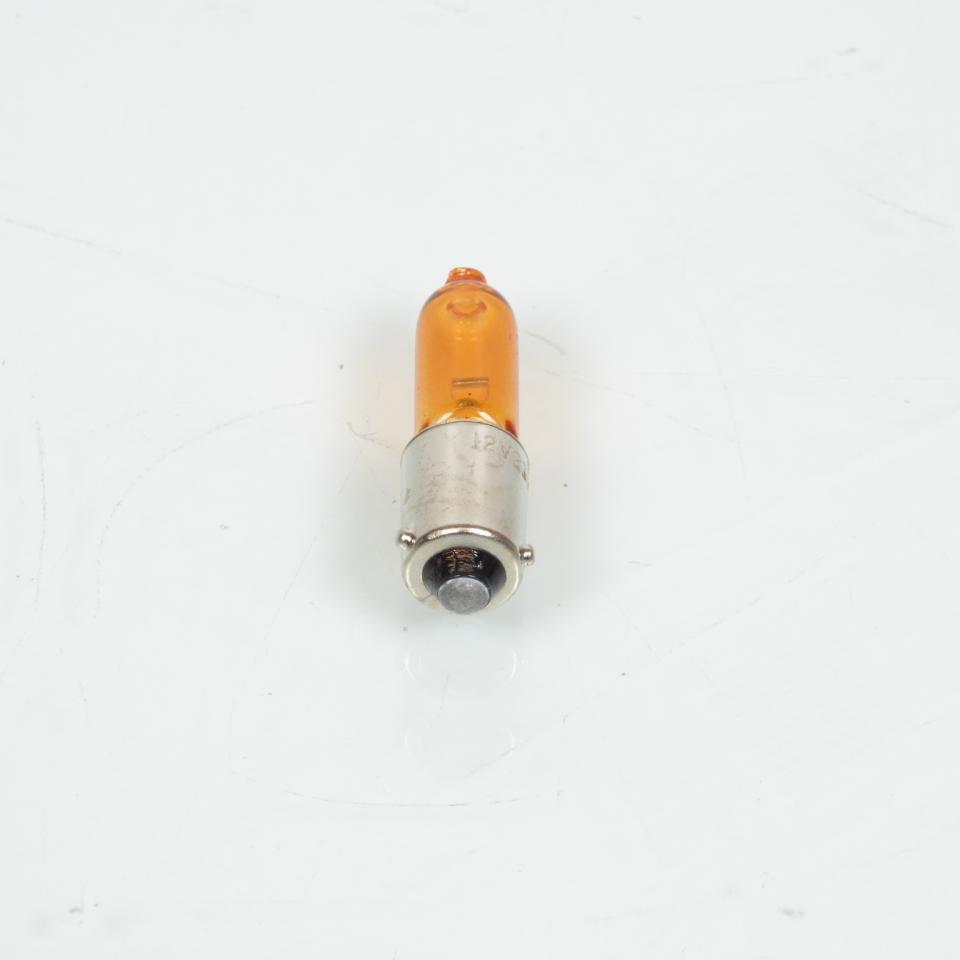 Ampoule BAX9s mini long 12V 21W lampe de clignotant orange pour moto scooter