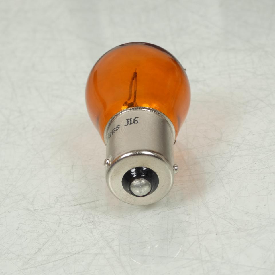 Boite 10 ampoule orange clignotant Carlex pour moto OSP BAU15S 12V 21W CO581