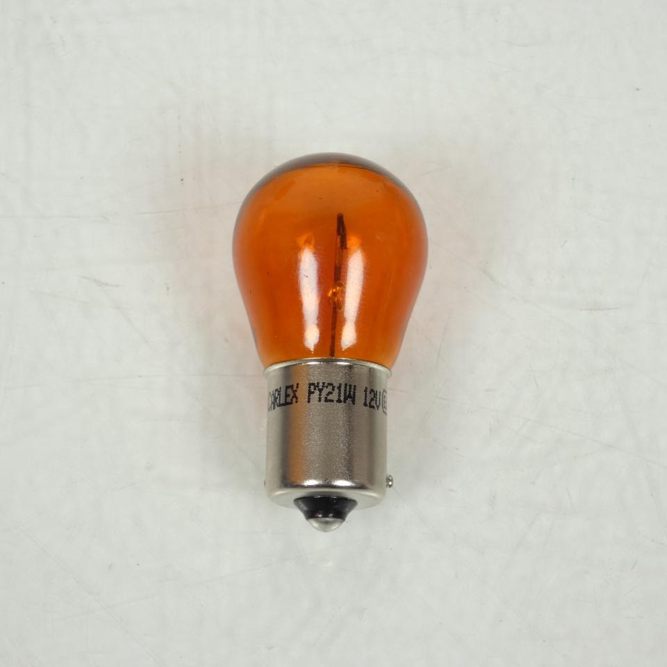 Boite 10 ampoule orange clignotant Carlex pour moto OSP BAU15S 12V 21W CO581