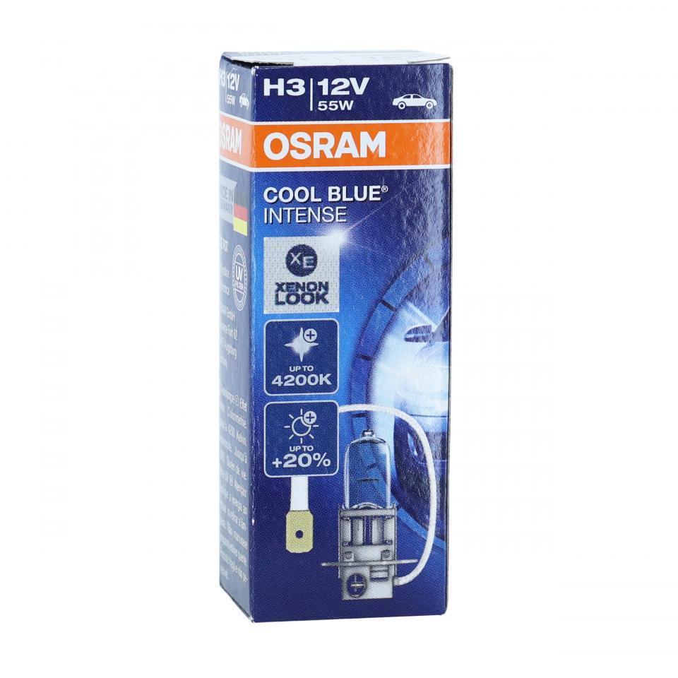 Ampoule blanche H3 PK22s 12V 55W Osram Cool Blue Intense 64151CBI Neuf pour auto