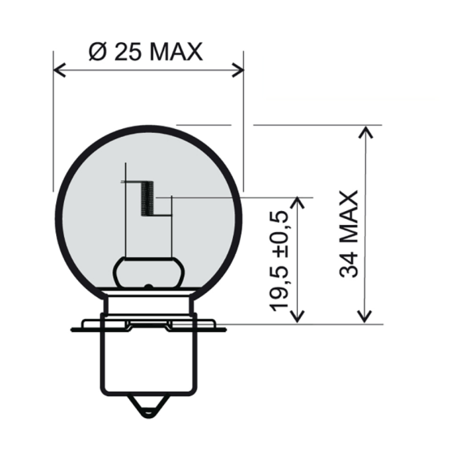 Ampoule RMS Moto pour Auto Neuf