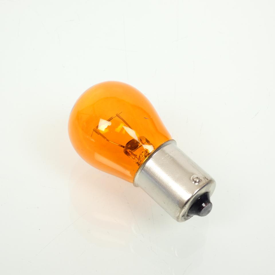 Ampoule orange RMS Moto pour auto moto scooter 12V 21W BAU15s Neuf