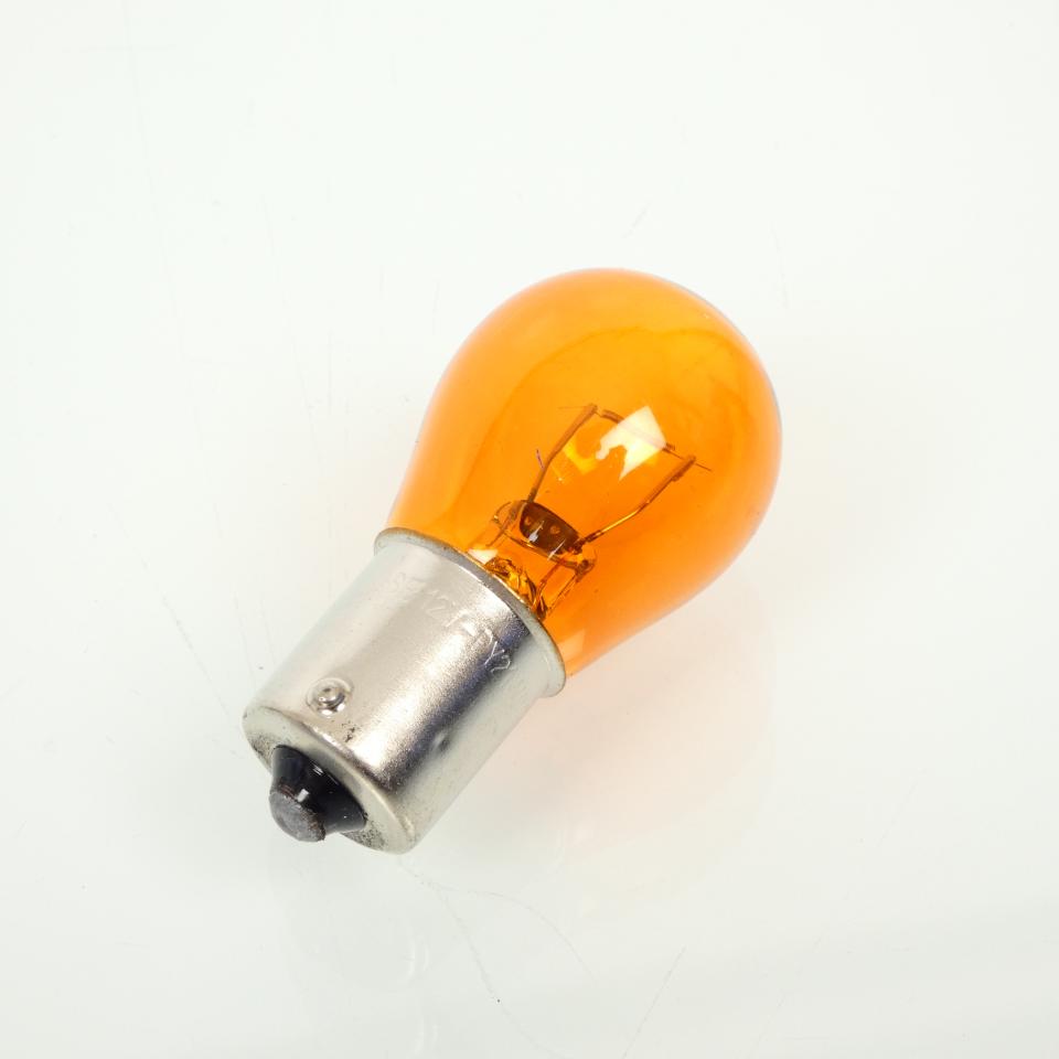 Ampoule orange RMS Moto pour auto moto scooter 12V 21W BAU15s Neuf