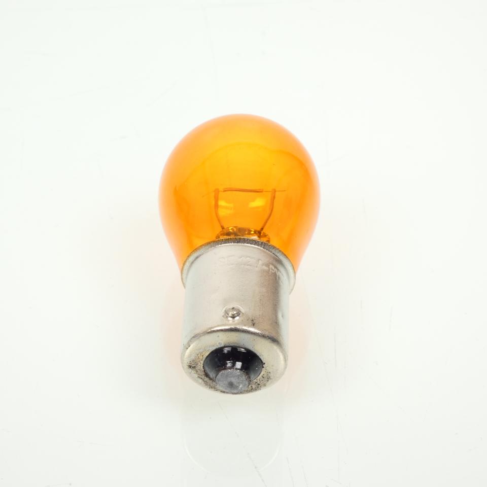 Ampoule orange RMS Moto pour auto moto scooter 12V 21W BAU15s Neuf