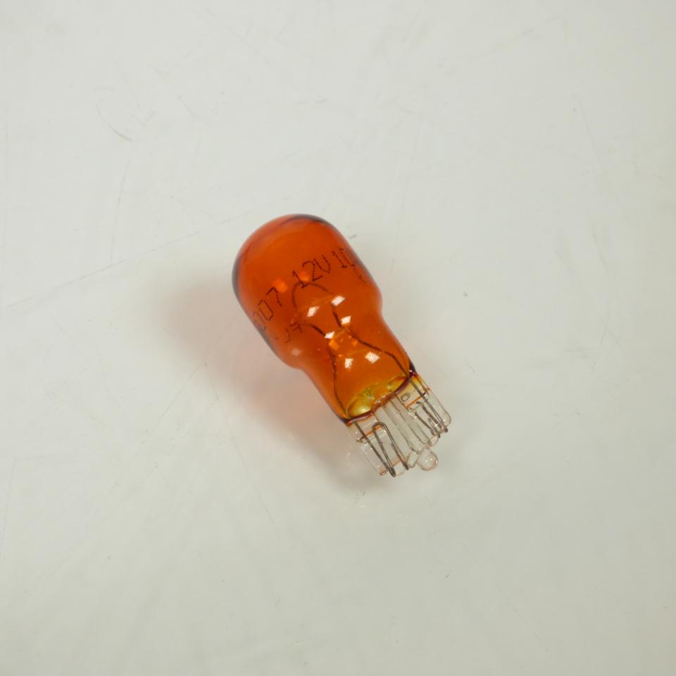 Ampoule orange x10 culot en verre T13 12V 10W W2.1x9.5d Flosser 449007 pour moto