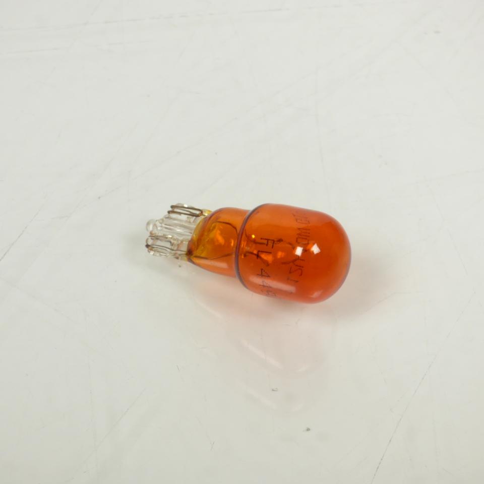 Ampoule orange x10 culot en verre T13 12V 10W W2.1x9.5d Flosser 449007 pour moto