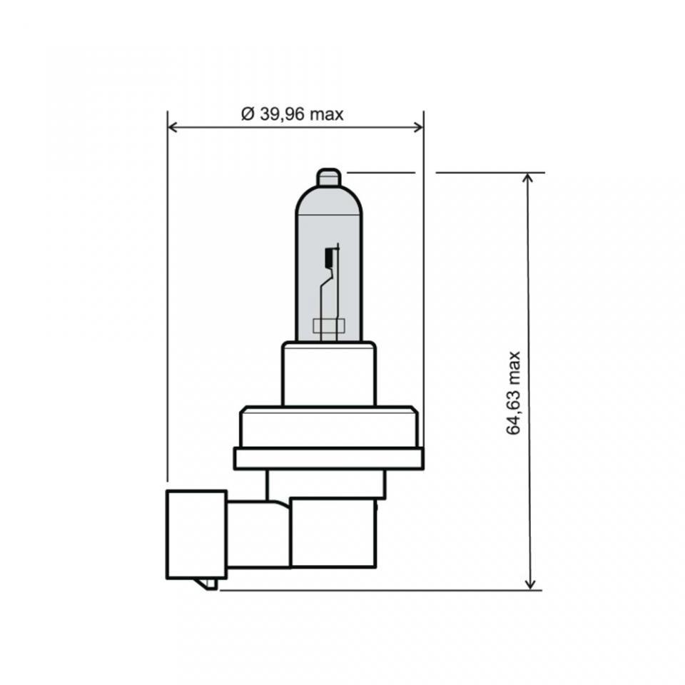 Ampoule Osram pour Scooter Aprilia 125 Atlantic Avant 2010 H11 12 Volts 55W OSRAM Neuf